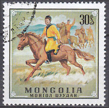 Mongolei gestempelt tier gebraucht kaufen  Königsborn,-Mülhsn.