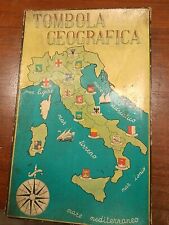 Tombola geografica vintage usato  Lonato Del Garda
