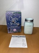 Calentador de cera Scentsy Chasing Luciérnagas tamaño completo retirado con caja usada usado segunda mano  Embacar hacia Argentina