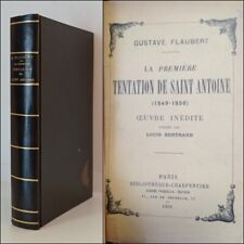 Gustave flaubert. tentation d'occasion  Paris XII
