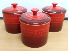 Creuset storage jars for sale  MIRFIELD