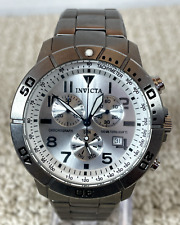 Invicta relógio cronógrafo titânio mostrador prata 5996 43mm 100m com R comprar usado  Enviando para Brazil