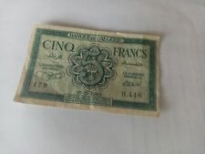 Billet francs algerie d'occasion  Borgo