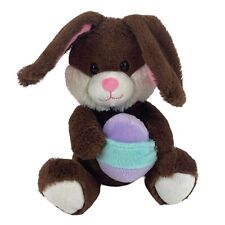 Usado, Animal Adventure Bunny Rabbit 10" Peluche Huevo de Pascua Bolsillo Marrón Juguete de Peluche segunda mano  Embacar hacia Argentina