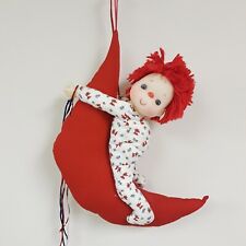 Brinquedo de pelúcia para bebê abraçando a lua decoração de quarto suspenso infantil, usado comprar usado  Enviando para Brazil