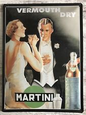 Metallschild martini vermouth gebraucht kaufen  Hamburg