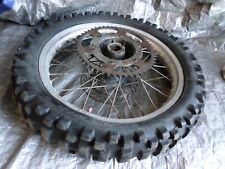 Honda CR250R CR250 Rear Wheel Rim Hub Rotor ****RIM HAS CRACK AND DENT**** 1988 for sale  Shipping to South Africa