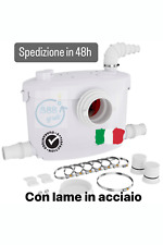 TRITURATORE MACERATORE WC SANITARIO LAVANDINO DOCCIA POMPA 2 LAME tipo sanitrit comprar usado  Enviando para Brazil