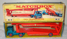 Vintage 1967 MATCHBOX KING SIZE K-8 TRANSPORTADOR DE LEILÃO DE CARRO DE CARA com OG BOX EXCELENTE! comprar usado  Enviando para Brazil