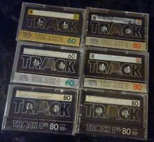 TRACK2 60 + TRACK1 60 + TRACK1 80 x4 Cassettes Tapes Lot of 6 pcs 1981 Sweden for sale  Shipping to South Africa