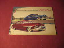 1949 lincoln sales for sale  Warrensburg