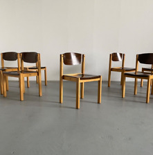 Cadeiras de jantar empilháveis de meados do século no estilo de Roland Rainer, década de 1970 Alemanha, usado comprar usado  Enviando para Brazil