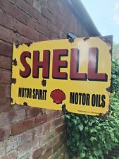 Shell enamel sign for sale  Shipping to Ireland