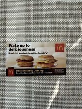 Mcdonald vouchers complimentar for sale  Liberty