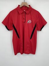 Camisa polo roja para hombre de manga corta de la Universidad de Utah talla mediana, usado segunda mano  Embacar hacia Argentina