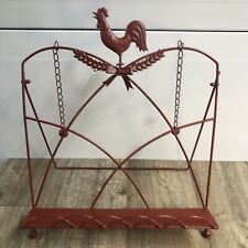 Red metal rooster for sale  Winona