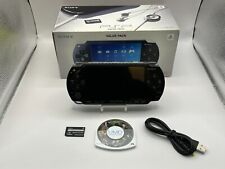 Usado, Sistema Sony PSP 1000 negro con paquete de cargador de caja importación probado región libre segunda mano  Embacar hacia Argentina