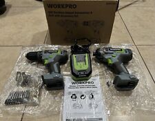 Combo de taladro inalámbrico WORKPRO 20V, taladro e impacto del controlador (sin batería) segunda mano  Embacar hacia Argentina