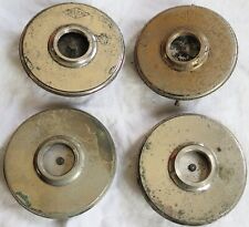 Lot of 4 Bevel Edge Telephone Transmitters DeVeau &Unmarked Vtg Old Antique for sale  Shipping to South Africa