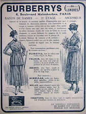 Publicité 1918 burberry d'occasion  Compiègne