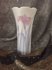 Porcelain vase iris for sale  Salem