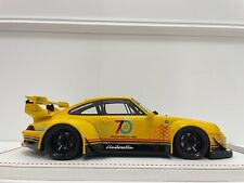 Porsche 911 RWB (amarillo, 70 aniversario) [Davis & Giovanni] escala 1/18 segunda mano  Embacar hacia Argentina