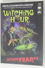 DVD de decoração digital AtmosFX Witching Hour Halloween para projeção, usado comprar usado  Enviando para Brazil