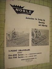 Noble point drawbars for sale  Nebraska City