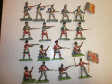 17 Antiguo Britains Deetail Plástico Soldados 6cm Francesas Escocés Inglesa segunda mano  Embacar hacia Argentina