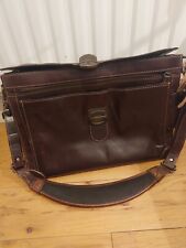 Italian leather briefcase. for sale  LONDON