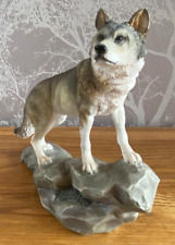 Wolf figurine ornament for sale  SOLIHULL