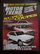 Cupé Motor Trend Magazine junio de 1978 Skyhawk Monte Carlo Bobcat QQ TT AZ NN FF segunda mano  Embacar hacia Argentina