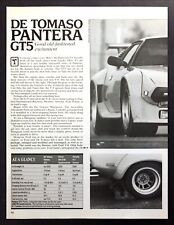 1985 detomaso pantera for sale  Skippack