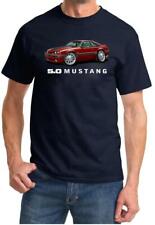 Camiseta 1985 1986 Ford Mustang GT 5.0 Hatchback design colorido NOVA comprar usado  Enviando para Brazil