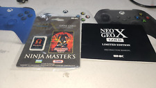 Usado, Neo Geo X Gold edição limitada manual de instruções livro e NINJA Masters fechado comprar usado  Enviando para Brazil