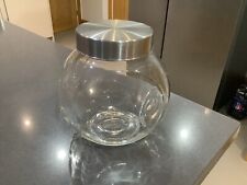 Glass storage jar for sale  MANSFIELD