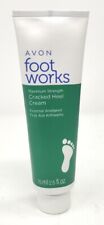 Avon Foot Works Maximum Strength Cracked Heel Cream 2.5 oz Sealed New Old Stock for sale  Shipping to South Africa