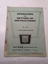 Oliver operating setting for sale  USA