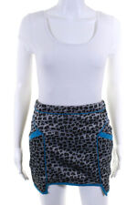 English Rose  Womens Mini Skirt Blue Black Animal Print Size Small for sale  Shipping to South Africa