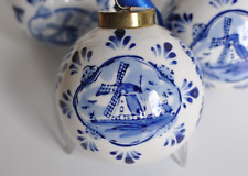 Delft blau weihnachtskugeln gebraucht kaufen  Sommerhausen