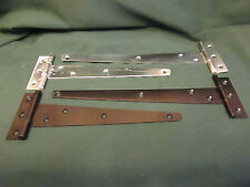 BLACK TEE HINGES  Pair Shed Gate GALVANISED TEE HINGES  CHOICE  COLOUR & SIZE, used for sale  Shipping to South Africa