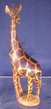Wo0den carved giraffe for sale  Westerville