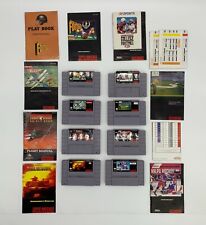 Lote de 8 jogos para sistema de entretenimento Super Nintendo (SNES) testados com folhetos comprar usado  Enviando para Brazil