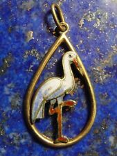 Pendentif cigogne alsace d'occasion  Kaysersberg