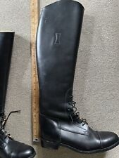 Knee High Black Leather Equestrian Horseback Riding Boots - Ladies/girl for sale  Shipping to South Africa
