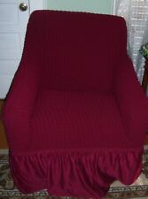 Vinho Sofá Estofados Stretch Estofados Cadeira Estofados Em Excelente Estado comprar usado  Enviando para Brazil
