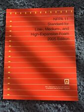 NFPA 11 estándar para espuma de expansión baja, media y alta edición 2005 segunda mano  Embacar hacia Mexico