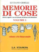 Memorie cose. volumi usato  Italia