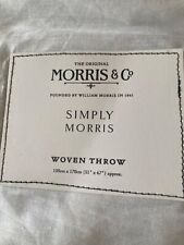 Morris woven throw for sale  CHESTERFIELD
