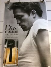 Affiche Abri Bus Shelter Poster Parfum Dior Je Suis Ton Homme Robert Pattinson, occasion d'occasion  Menton
